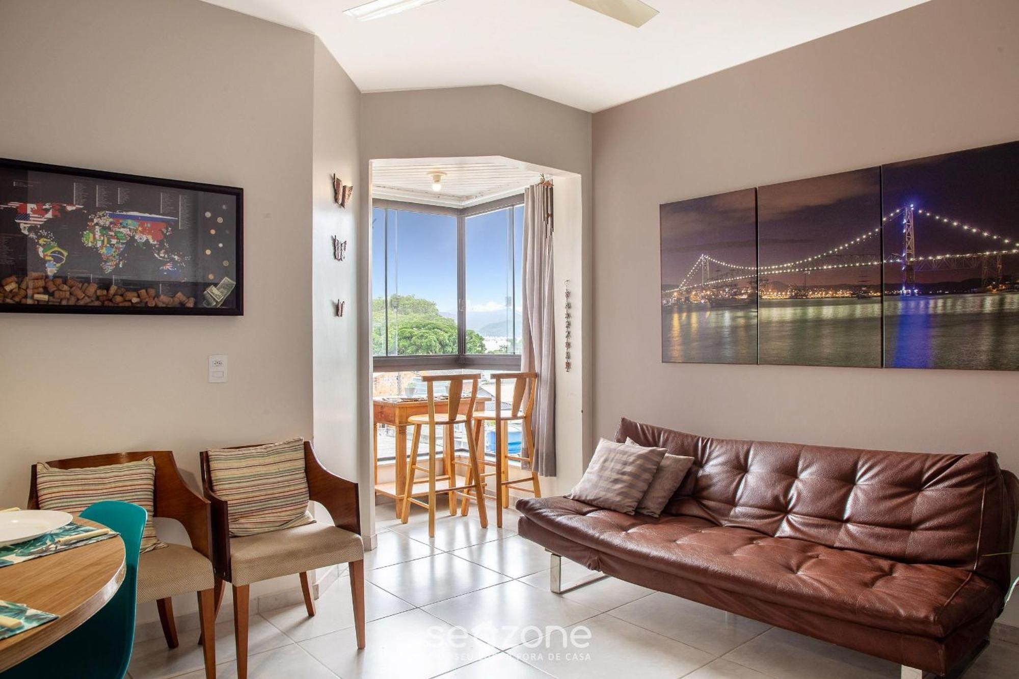 Apto Com Varanda E Vista Mar Em Floripa | Gvm133 Florianópolis Exteriör bild
